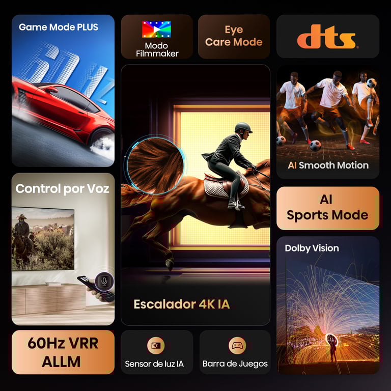 Hisense 43A6Q TV 109,2 cm (43 ) 4K Ultra HD Smart TV Wifi Noir 300 cd/m² - Neuf