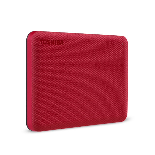 Toshiba Canvio Advance disque dur externe 1 To 2.5  USB Type-A 2.0/3.2 Gen 1 (3.1 Gen 1) Rouge - Neuf