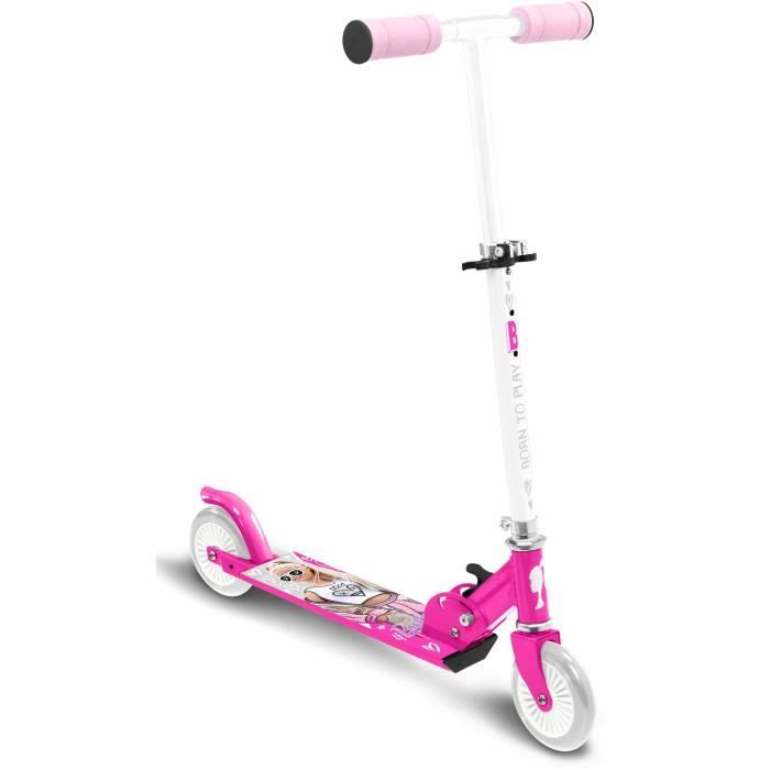 Trottinette Pliable Barbie – Aluminium, Roulement à Billes ABEC 5, Frein Arrière - vue 2