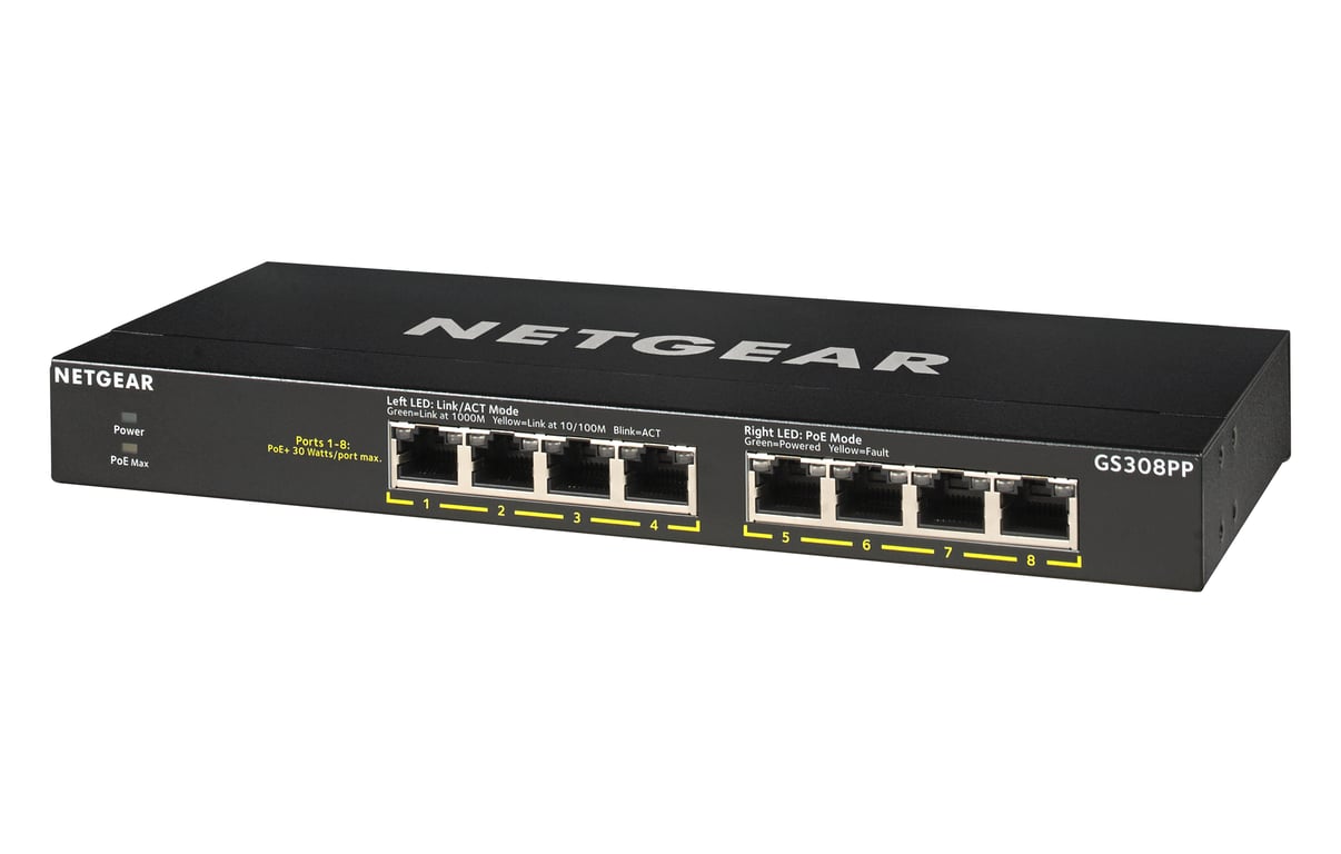 Netgear GS308EPP - vue 8