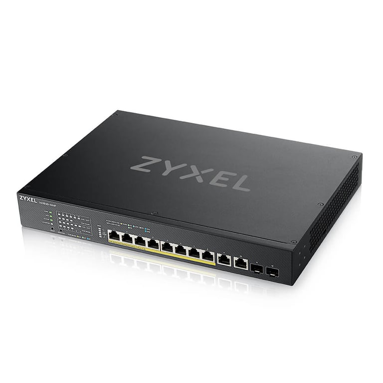 Zyxel XS1930 12HP ZZ0101F commutateur réseau Géré L3 10G Ethernet 100100010000 Connexion Ethernet supportant 'alimentation via ce port PoE Neuf - vue 2