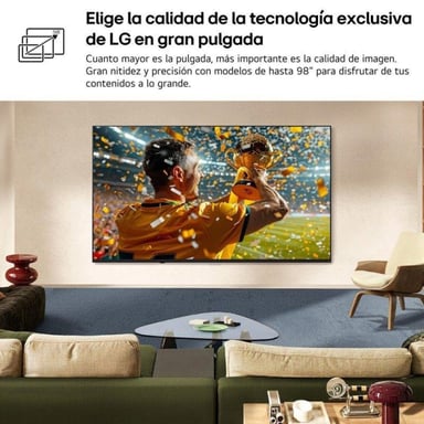 LG NANO 4K UHD AI Smart TV 43NU850B6LA 43'' Noir LED NanoCell WebOS 26 Wi-Fi