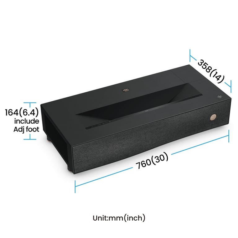 BenQ V5010i Projecteur à focale standard 2500 ANSI lumens DLP UHD 4K 3840x2160 Neuf - vue 3