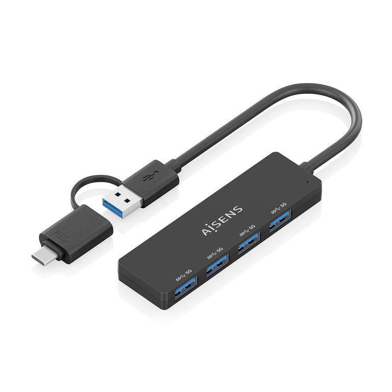 AISENS A109 0987 station d'accueil Avec fil USB 3.2 Gen 1 3.1 Gen 1 Type A + Type C Neuf