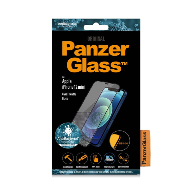 PanzerGlass Edge-to-Edge for iPhone 12 mini black