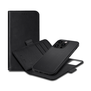 Robusta custodia magnetica e guscio 2 in 1 per Apple iPhone 13 Pro, nero onice