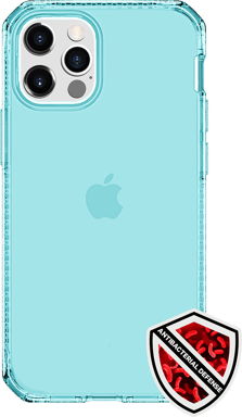 Custodia rinforzata iPhone 12 Pro Max Spectrum Clear Blue Itskins