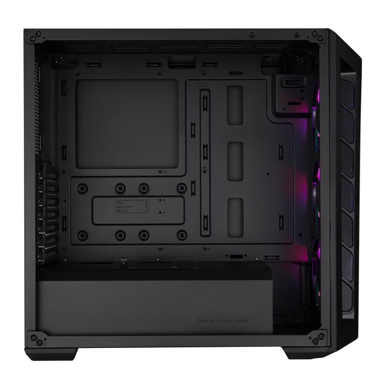 Cooler Master MasterBox MB511 ARGB Tour ATX étendu panneau latéral fenêtré verre trempé pas d'alimentation ATX USBAudio - vue 2