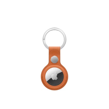 Porte-clés Apple AirTag FineWoven Roux orangé Anneau rond profil fin