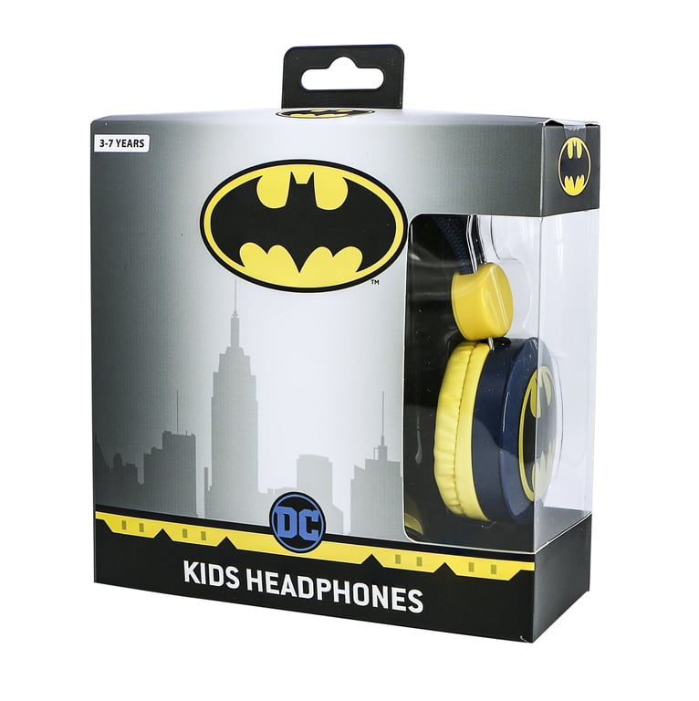 OTL Technologies DC Comics Batman Caped Crusader Écouteurs Avec fil Arceau Musique Neuf - vue 2