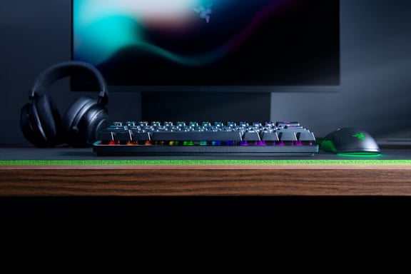 Razer Huntsman Mini clavier Jouer USB Français Noir