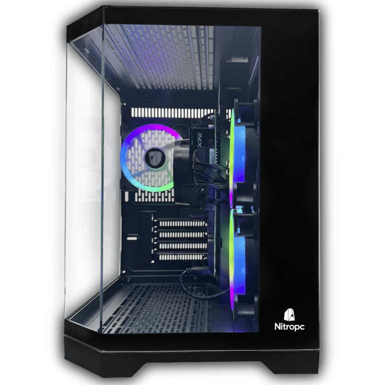 PC Gamer complet NitroPC Start eSports Core Pack FHD120 24 · 90–110 FPS · · Ryzen 5 APU RAM .2 1TB Win11 PRO WiFi Écran 24 FullHD et accessoires Neuf - vue 5