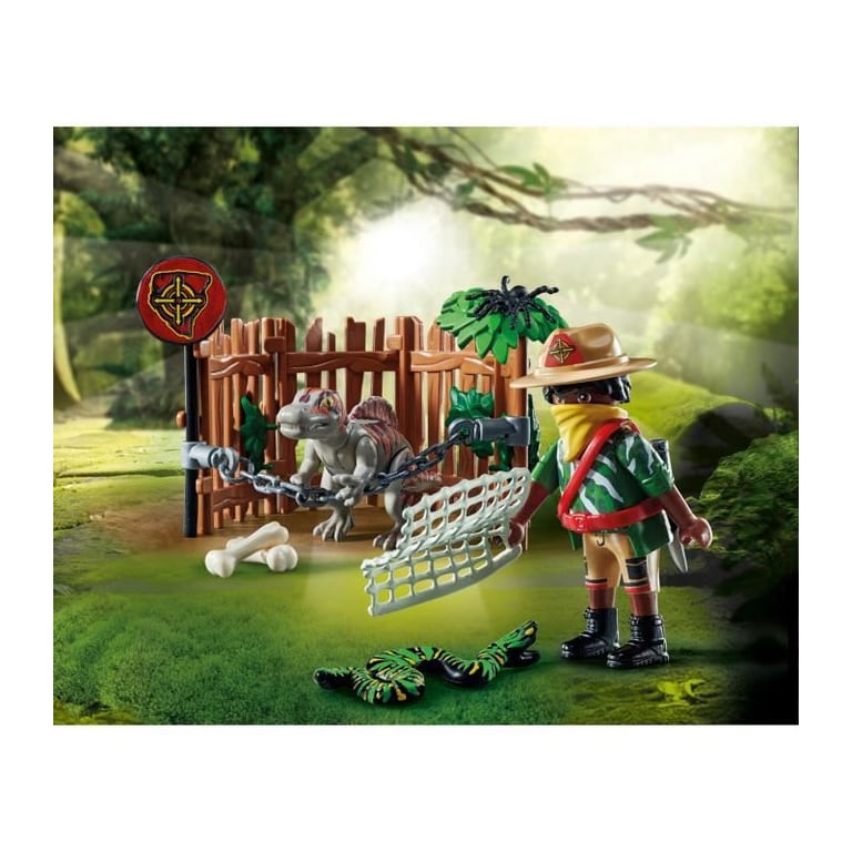 PLAYMOBIL - 71265 - Dino Rise - Bébé spinosaure et combattant - Neuf