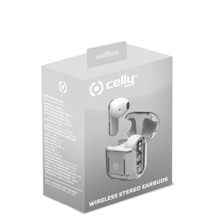Celly SHEER Casque True Wireless Stereo TWS Ecouteurs AppelsMusique Neuf - vue 6