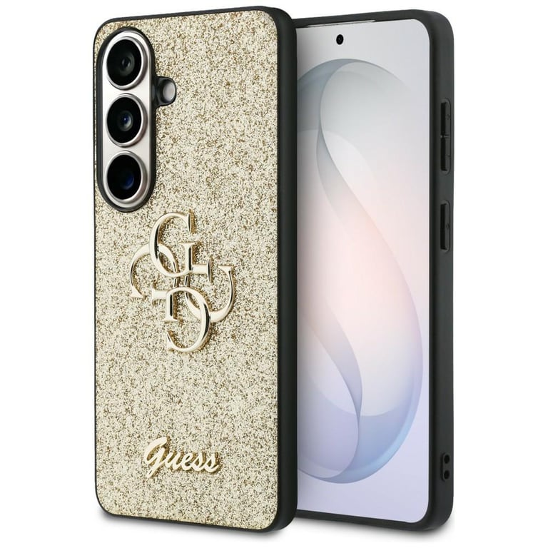 Guess Étui Fixed Glitter 4G Metal Logo pour Samsung Galaxy S26