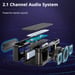 Altavoz Bluetooth Tronsmart Mega Pro de 60W, panel táctil intuitivo, 3 efectos de ecualización, tecnología SoundPulse, emparejamiento estéreo inalámbrico, conexión NFC, powerbank integrado, asistente de voz, altavoz inalámbrico para el hogar.