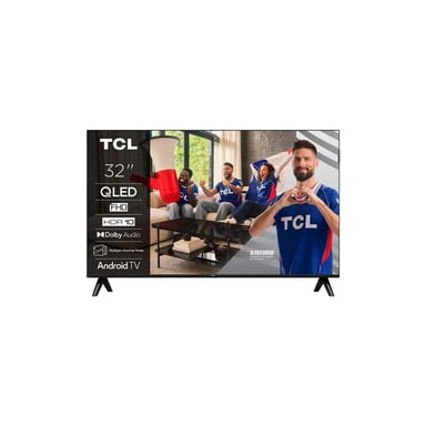 TCL 32S5L Televisor QLED de 32 pulgadas Full HD Smart TV Android TV HDR10/HLG Dolby Audio Negro