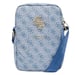 Guess Bolsa de hombro de 10'' Modelo 4G Azul