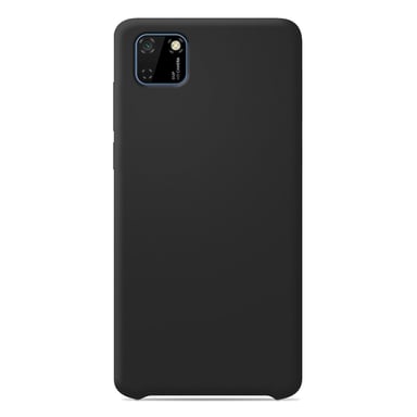 Coque silicone unie Soft Touch Noir compatible Huawei Y5P