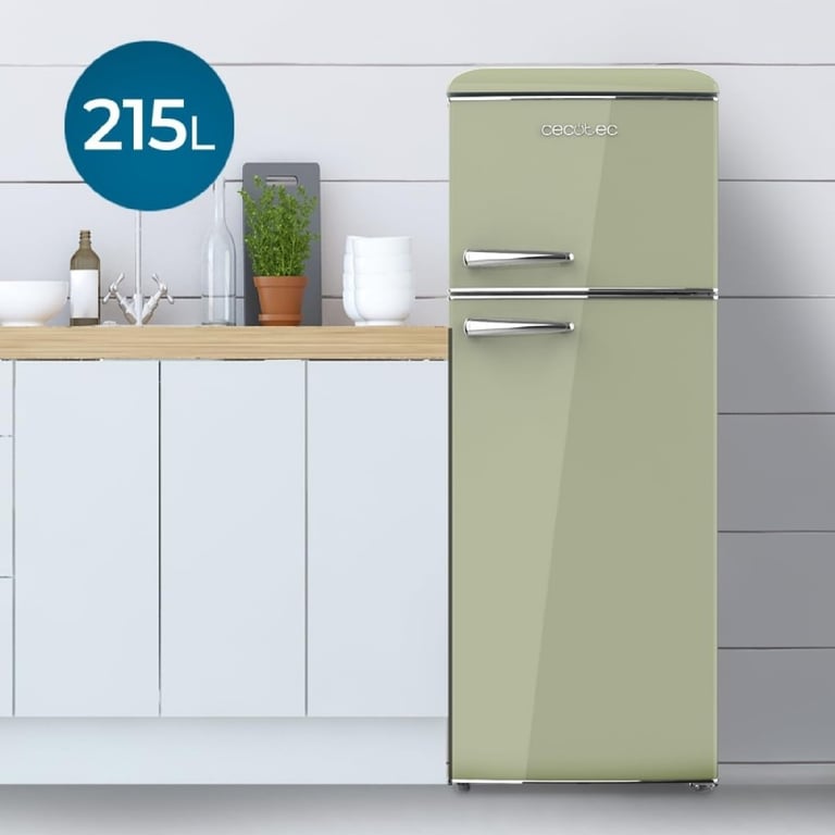 Réfrigérateur Rétro Cecotec Bolero CoolMarket 2D Origin 215 – 215 L, Classe E - vue 6