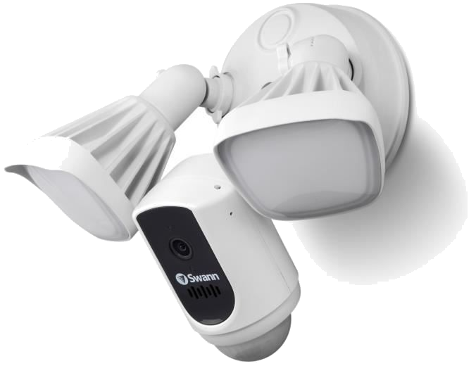 SWANN Caméra de surveillance extérieure avec projecteur sans fil 1080P