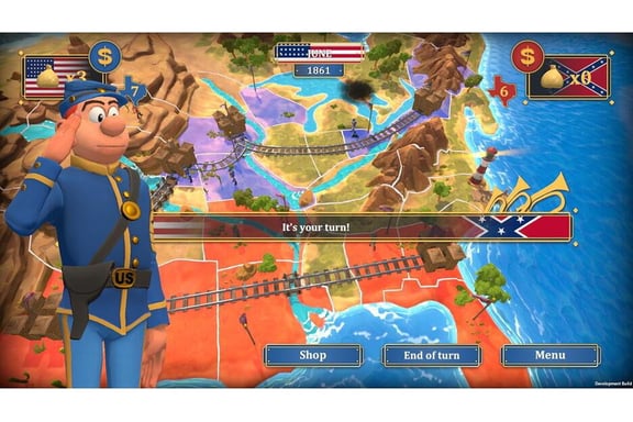 Les Tuniques Bleues Nord & Sud Nintendo Switch