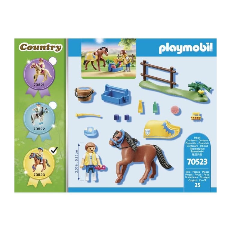 Playmobil 70523 Cavalier Avec Poney - vue 3