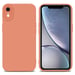 Coque pour Apple iPhone XR en FLUID ORANGE CLAIR Housse de protection Étui en silicone TPU flexible