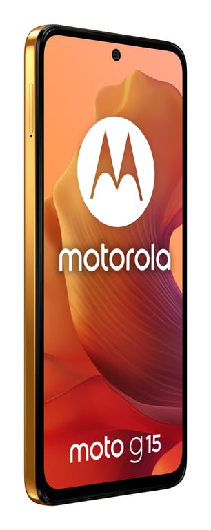 Moto G15 (4G) 128 Go, Orange - Neuf
