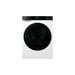 Lave-linge séchant Haier HWD120BP14357UFR 12kg/8kg 1400 tr/min Inverter Wi?Fi/Bluetooth Blanc porte noir fumé