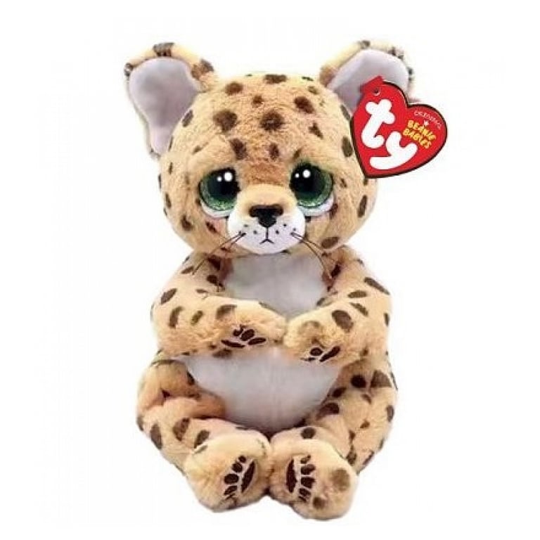 Lloyd le Léopard - Peluche Beanie Bellies Petite - Neuf