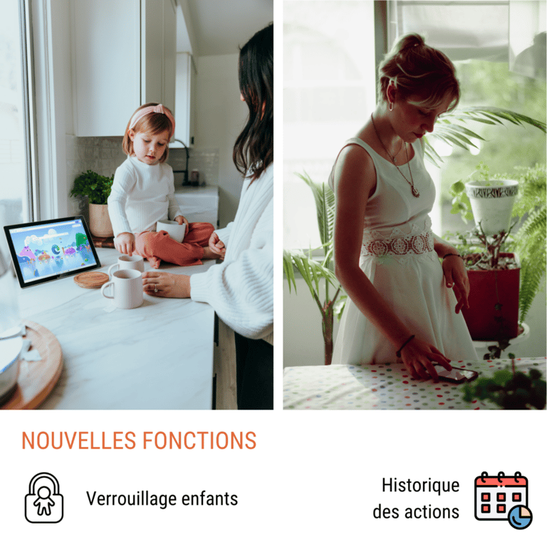 Lot de 2 prises connectées Wi Fi + BT KONYKS Priska FR Dual Pack Avec compteur de consommation - vue 3