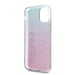 Etui Guess do iPhone 11 Pro Max ró?owo-niebieski Glitter Gradient