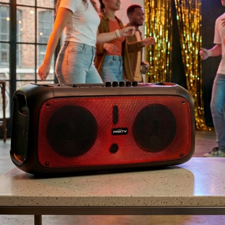 Enceinte Bluetooth Bigben PARTYBTHPLH – 200W, Effets Lumineux, Micro Filaire - vue 3