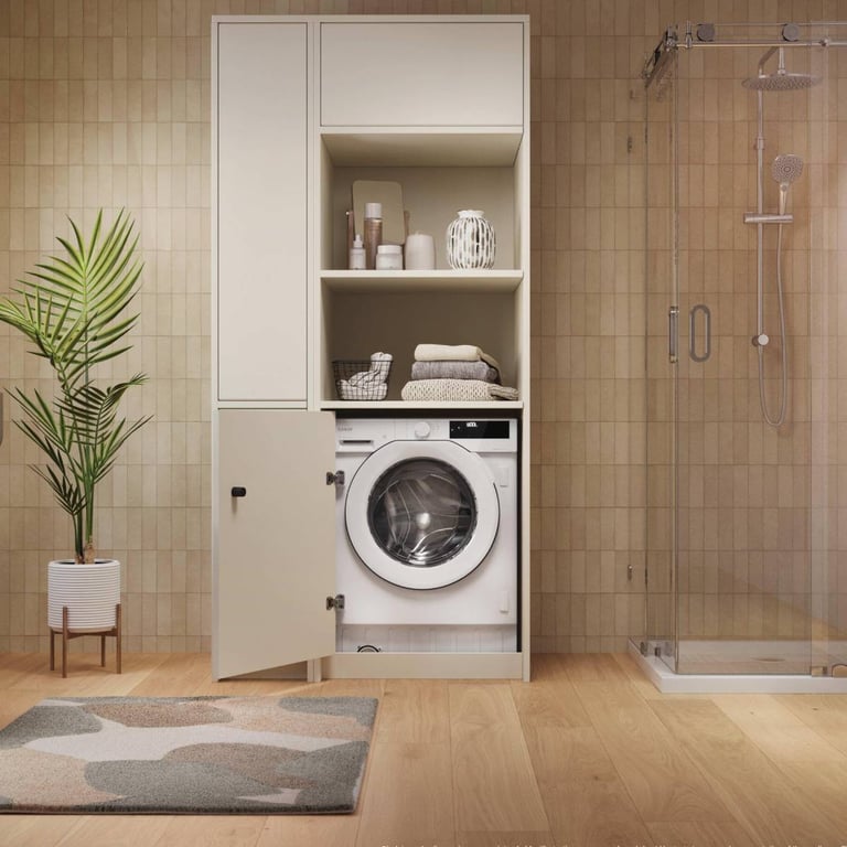Lave linge Candy BC4S69M6D8J Hublot 9kg 1600rpm A WiFi Bluetooth IA - vue 3