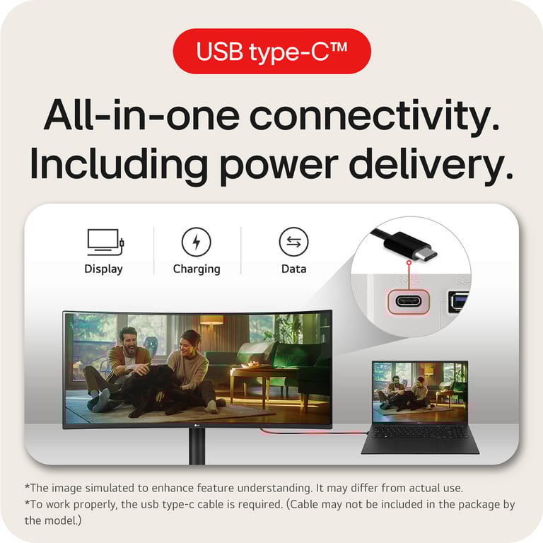 Ecran PC Gamer UltraWide 34WR55QK B 34'' VA - vue 9