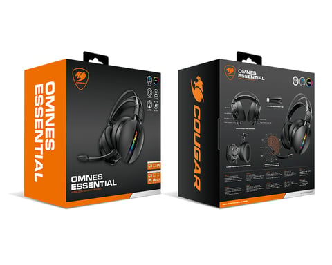COUGAR Gaming 3HW50G53B.0001 Culla per cuffie wireless Play Nero