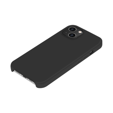 Custodia in morbido gel di silicone per Apple iPhone 13, nero satinato