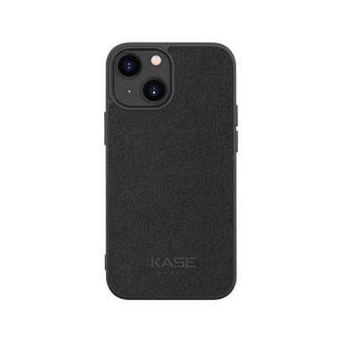 Cover in pelle scamosciata Alcantara per Apple iPhone 13 mini, nero notte