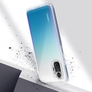 Funda Xiaomi Redmi Note 10 Pro Dura Trasera y Suave Delantera Transparente