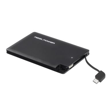 RealPower PB-2500 2500 mAh Negro