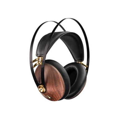 Casque circum-aural Meze Audio 99 Classics 2nde génération coques bois noyer arceau suspendu jack 3,5 mm détachable Noir/Noyer - Neuf