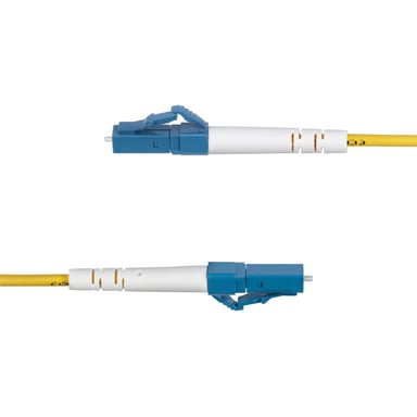 StarTech.com Cable de Fibra Óptica de 3m Simplex Monomodo LC a LC (UPC) OS2, 9/125µm, 40G/100G, Cable de Fibra Óptica, Insensible a la Curvatura, Baja Pérdida de Inserción, Cable Patch de Fibra LSZH