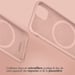 Accezz Coque Liquid Silicone avec MagSafe pour Samsung Galaxy S25 Ultra - Rose