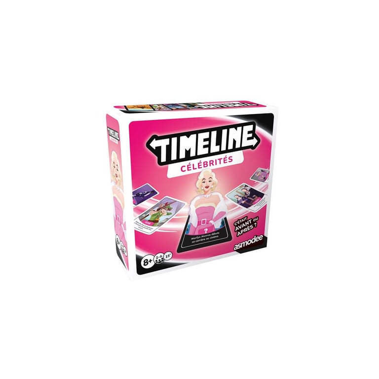Jeu de Société Asmodee ZYGTIM0301FR – Timeline Célébrités, Jeu Éducatif de Culture Générale - vue 2
