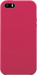 BigBen Connected Funda para iPhone 5/5S/SE Rígida Suave al Tacto Silicona Rojo