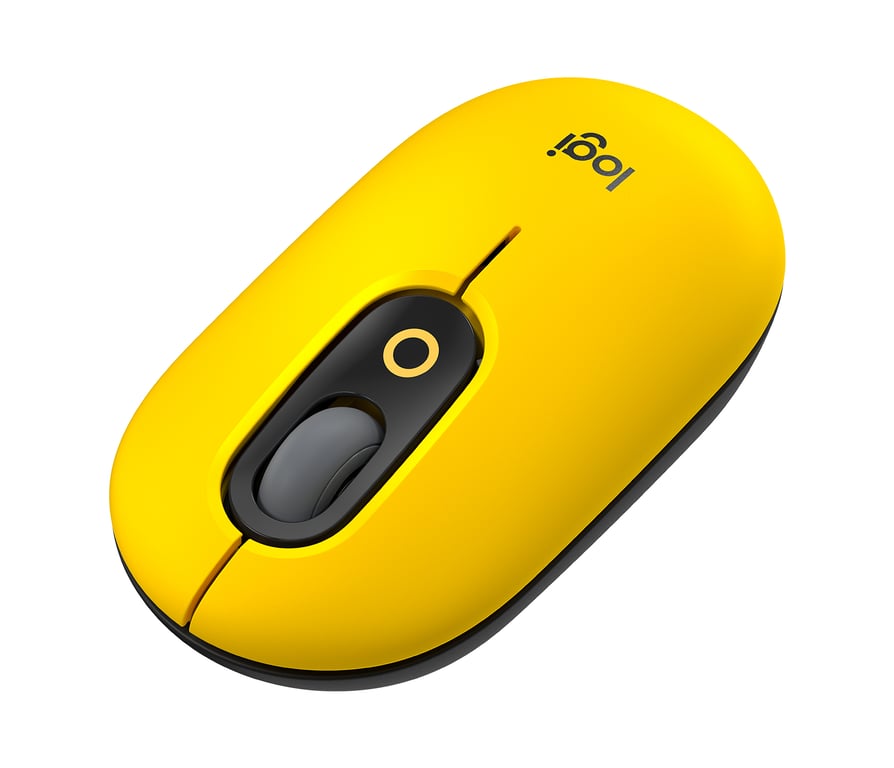 Logitech Souris sans fil POP Blast Gris - vue 3