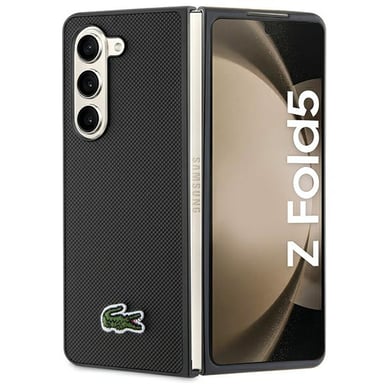 Étui Lacoste Iconic Petit Pique pour Samsung Galaxy Z Fold5, noir