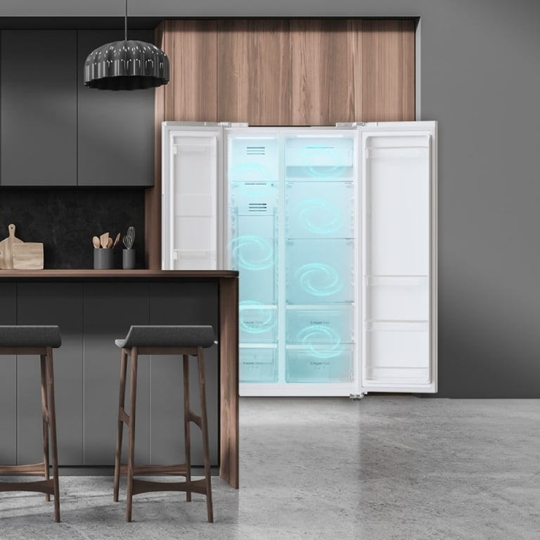 Réfrigérateur Américain Cecotec Bolero CoolMarket SBS 562 – 562 L, Total No Frost, Multi Airflow - vue 2