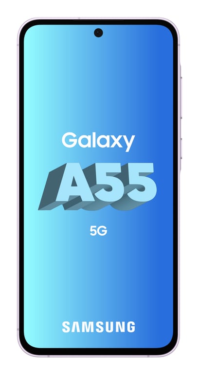 Galaxy A55 (5G) 128 Go, Lilas, Débloqué - Excellent état
